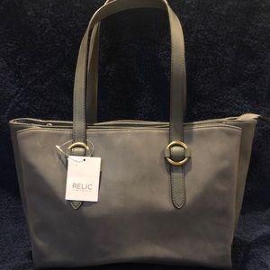 Grey Relic by Fossil purse